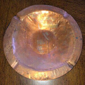 Vintage copper mid century ashtray